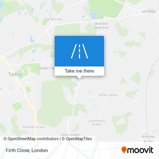 Firth Close map