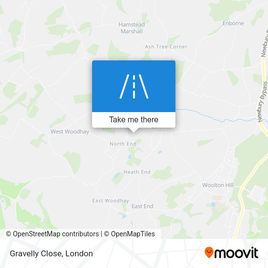 Gravelly Close map