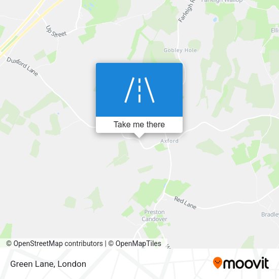 Green Lane map