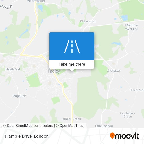 Hamble Drive map