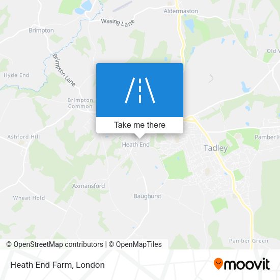 Heath End Farm map