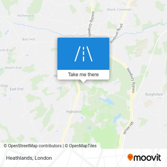 Heathlands map