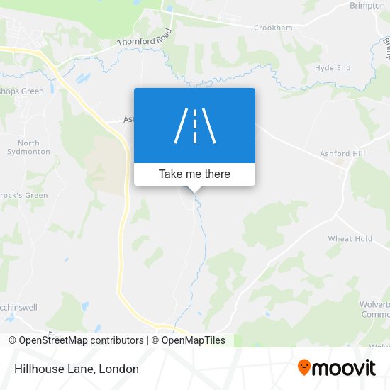 Hillhouse Lane map