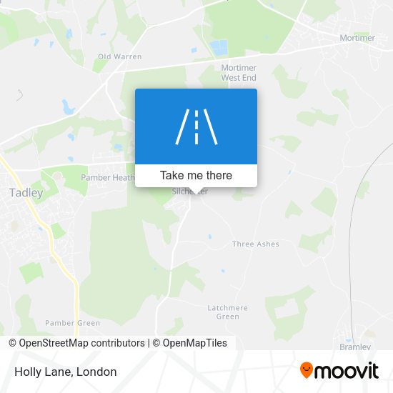 Holly Lane map