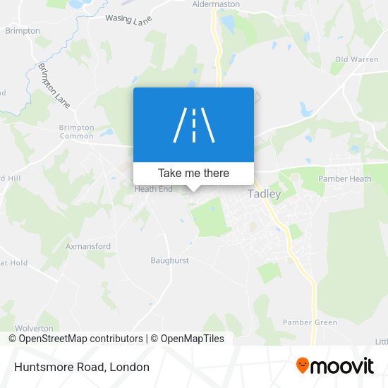 Huntsmore Road map