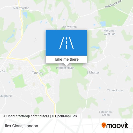Ilex Close map