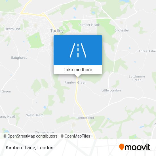 Kimbers Lane map