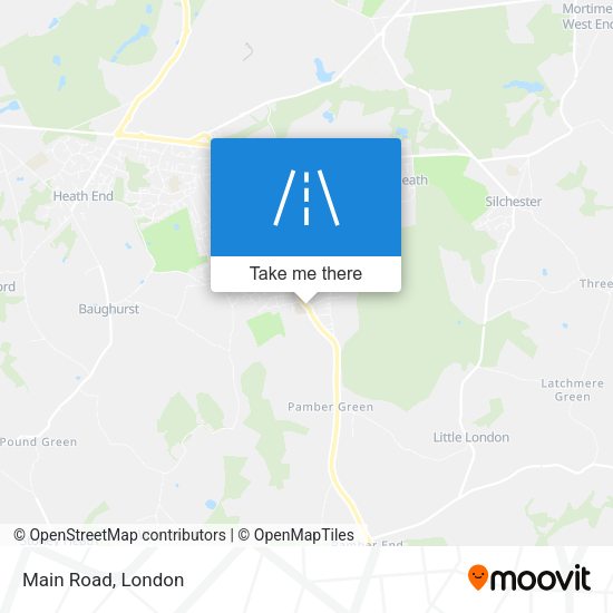 Main Road map