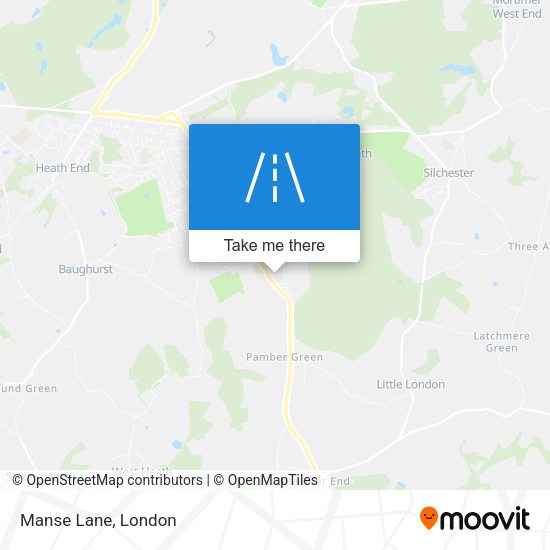 Manse Lane map