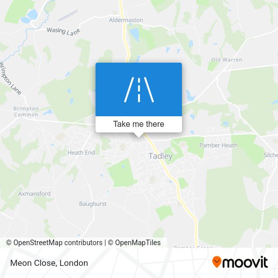 Meon Close map