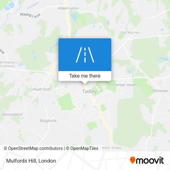 Mulfords Hill map