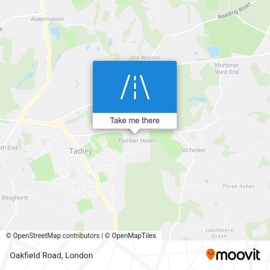 Oakfield Road map