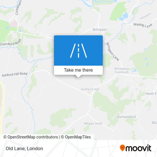 Old Lane map