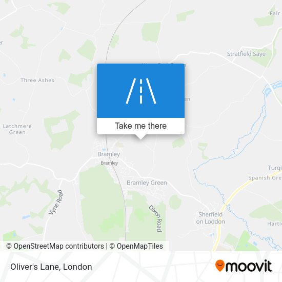 Oliver's Lane map