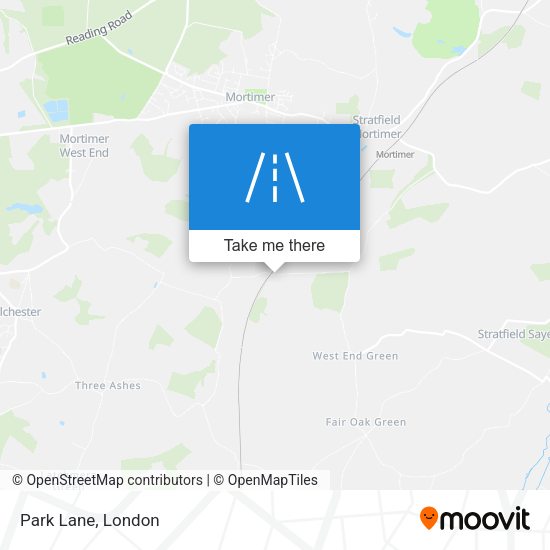 Park Lane map
