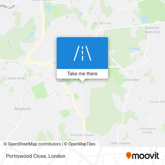 Portiswood Close map