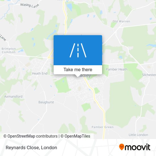 Reynards Close map