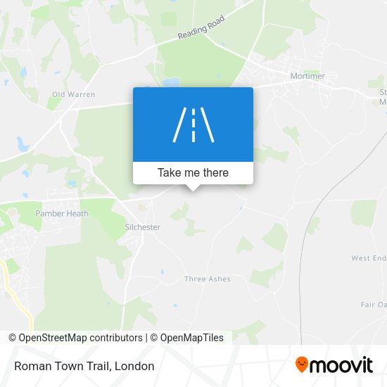 Roman Town Trail map