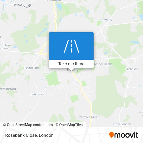 Rosebank Close map