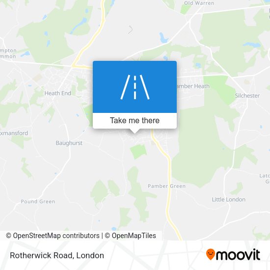 Rotherwick Road map