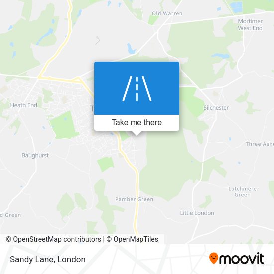 Sandy Lane map