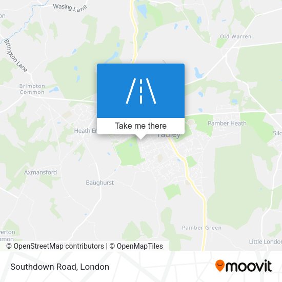 Southdown Road map
