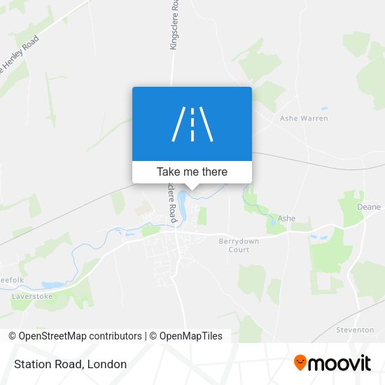 Station Road map