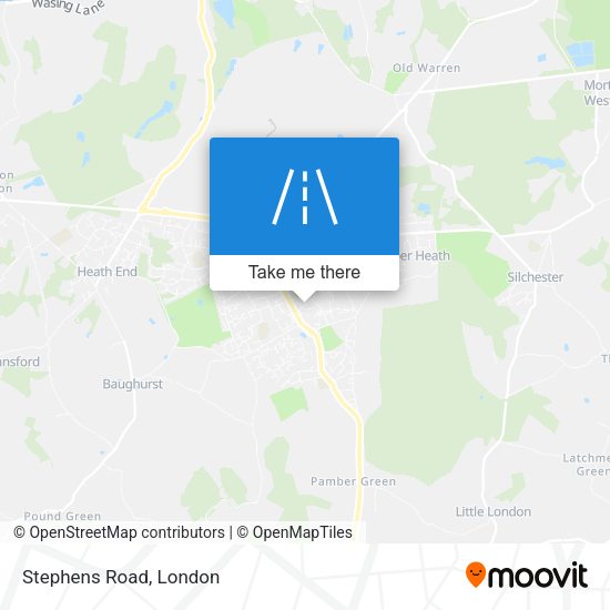 Stephens Road map
