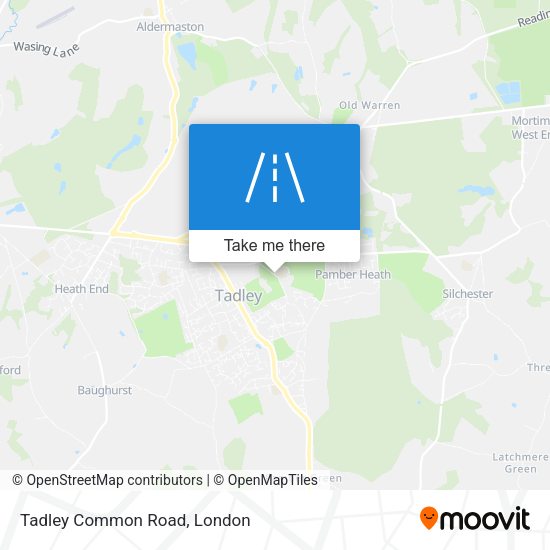Tadley Common Road map