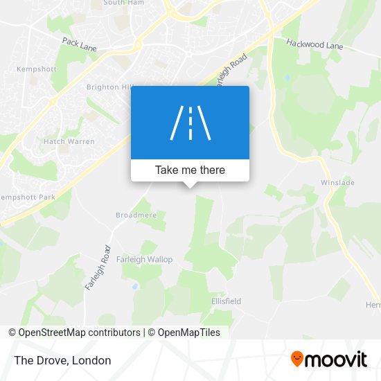 The Drove map