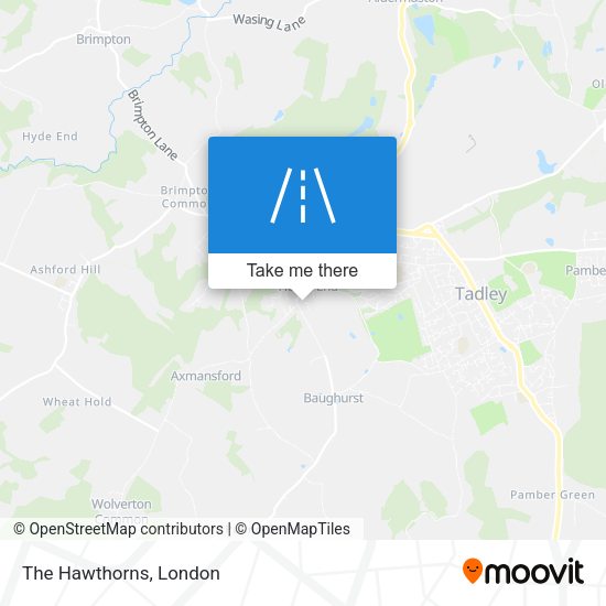 The Hawthorns map