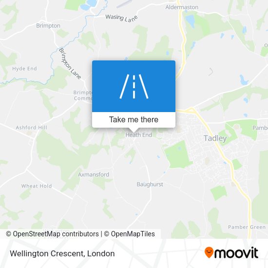Wellington Crescent map