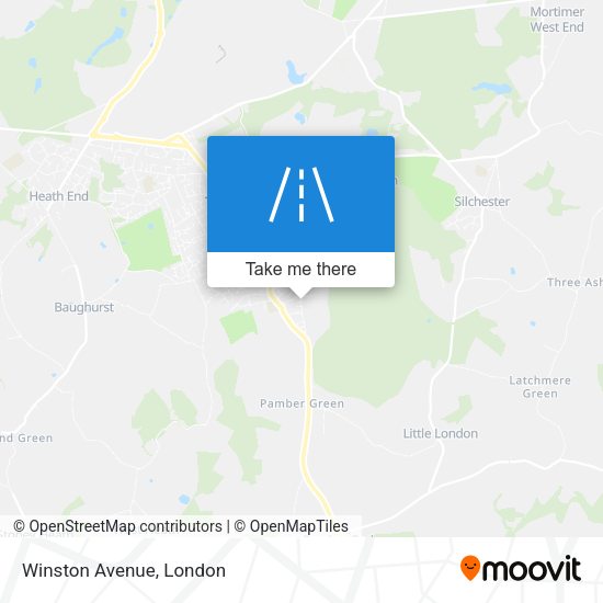 Winston Avenue map