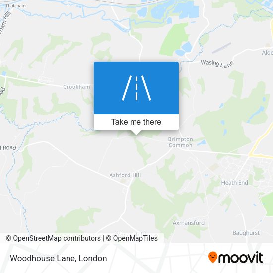 Woodhouse Lane map