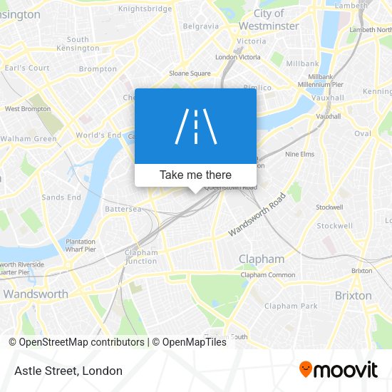 Astle Street map