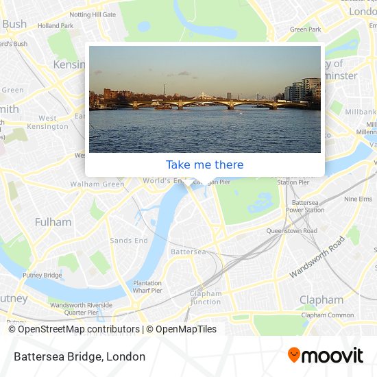 Battersea Bridge map