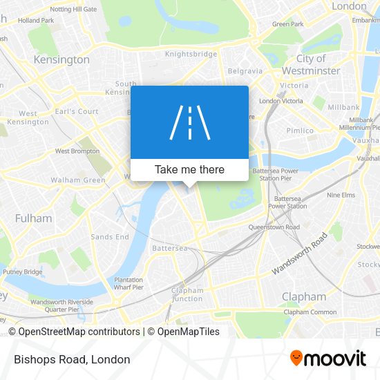Bishops Road map