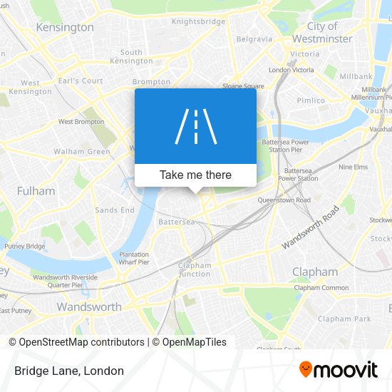Bridge Lane map