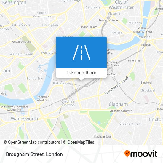 Brougham Street map