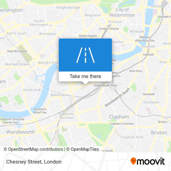 Chesney Street map