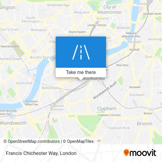 Francis Chichester Way map