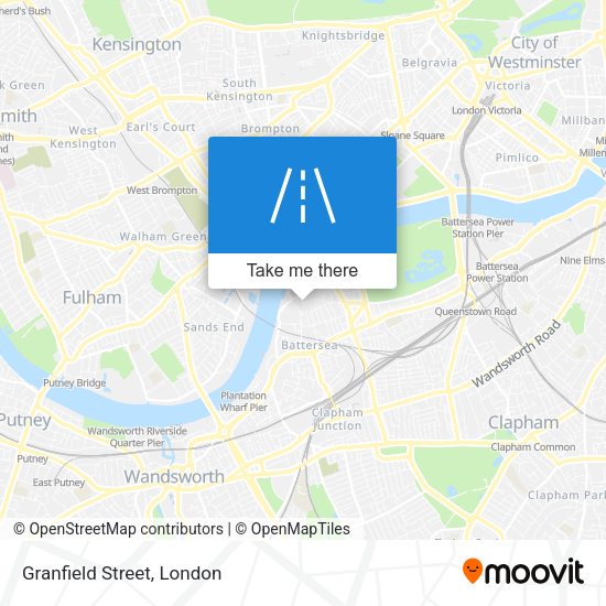 Granfield Street map