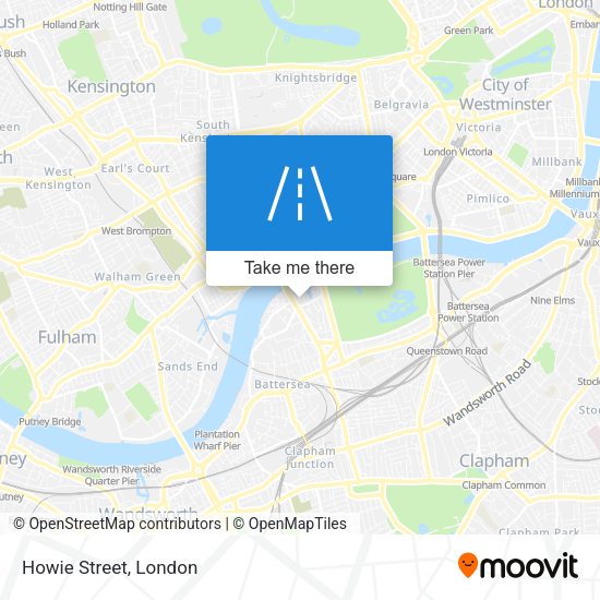 Howie Street map