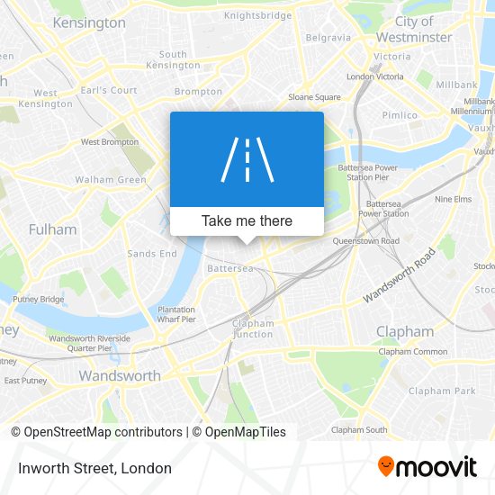 Inworth Street map