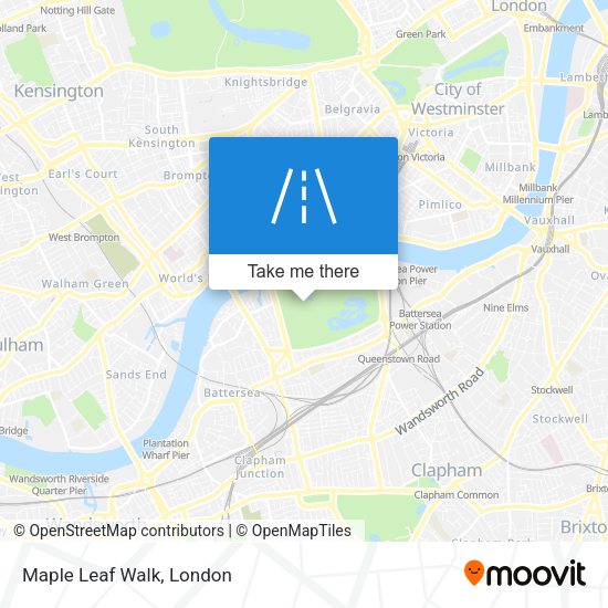 Maple Leaf Walk map