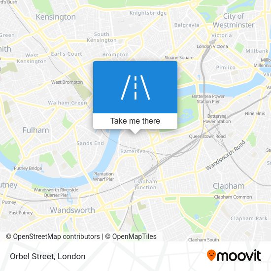 Orbel Street map