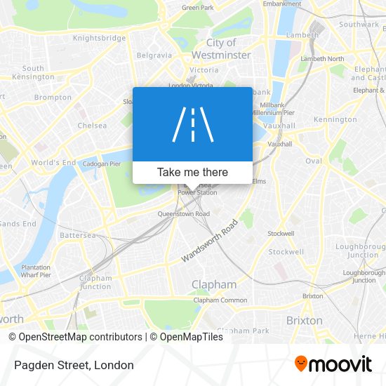 Pagden Street map