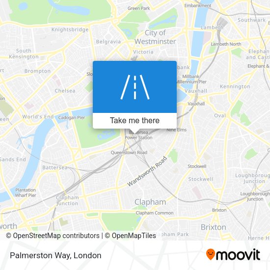 Palmerston Way map
