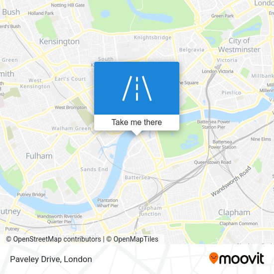 Paveley Drive map