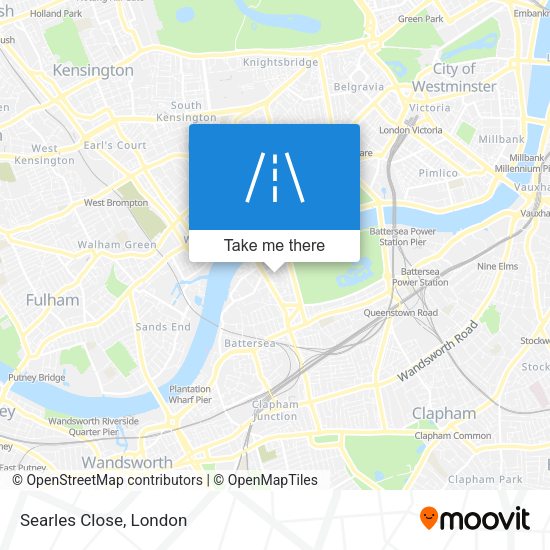 Searles Close map